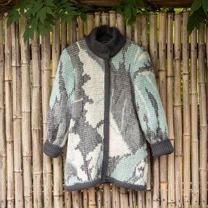 Vintage cozy sweater jacket